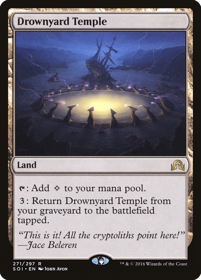 Drownyard Temple - (Foil): Shadows over Innistrad