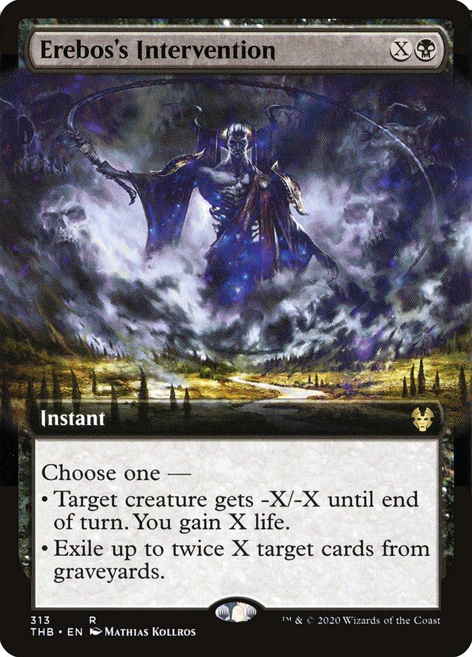 Erebos's Intervention (Extended Art) - (Foil): Theros Beyond Death