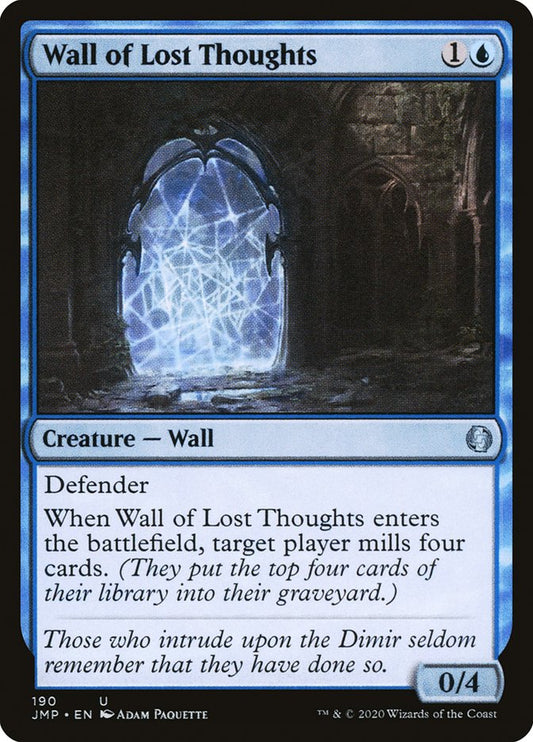 Wall of Lost Thoughts: Jumpstart