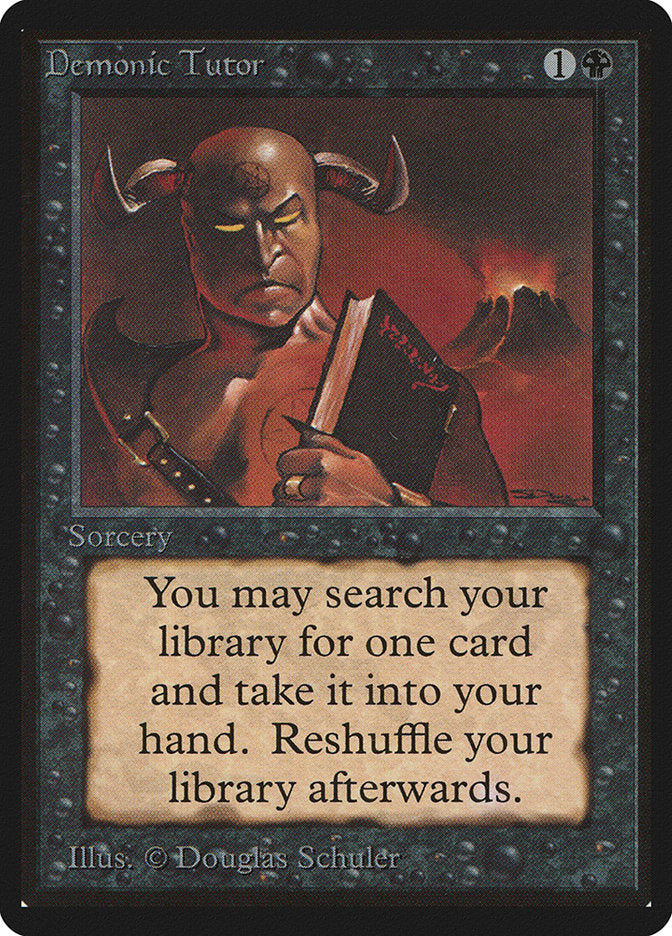 Demonic Tutor: Limited Edition Beta