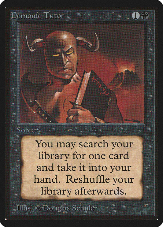 Demonic Tutor: Limited Edition Beta