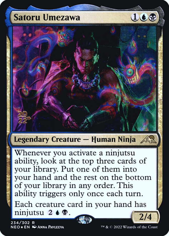 Satoru Umezawa - (Foil): Kamigawa: Neon Dynasty Promos