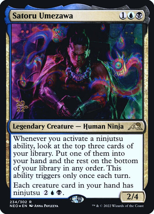 Satoru Umezawa - (Foil): Kamigawa: Neon Dynasty Promos