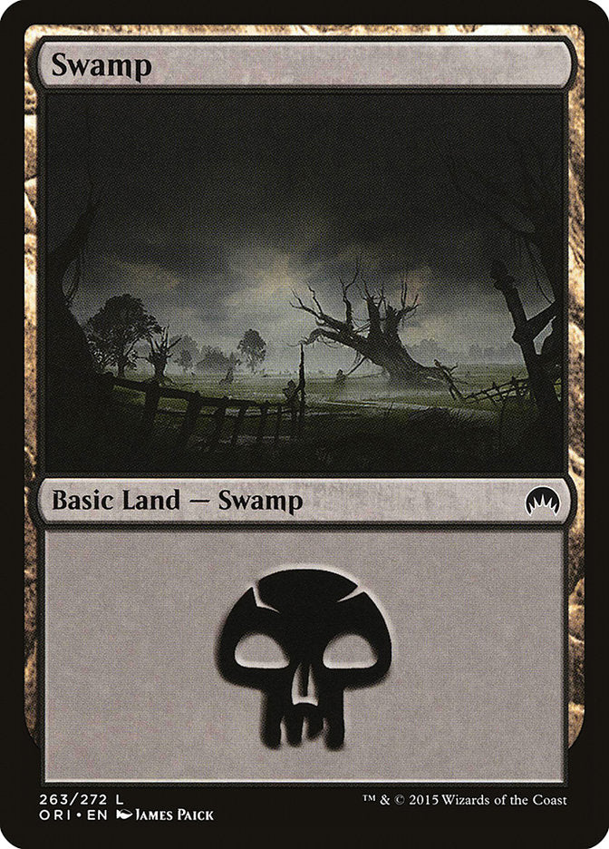 Swamp (#263) - (Foil): Magic Origins
