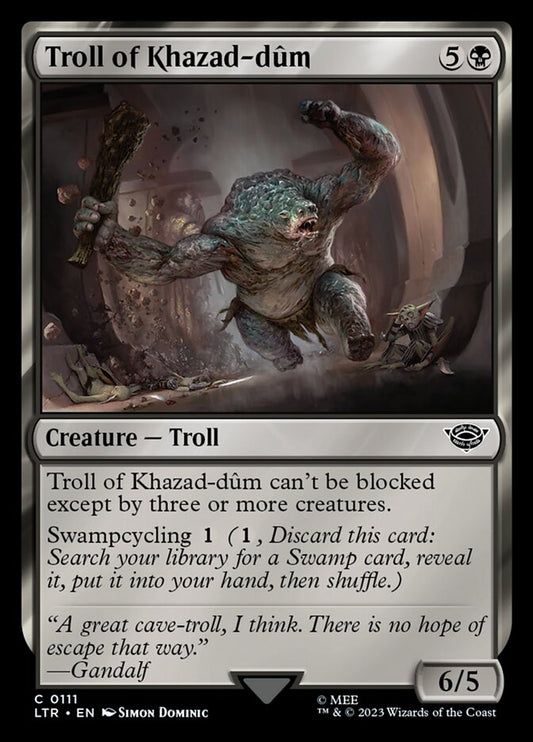 Troll of Khazad-dûm - (Foil): The Lord of the Rings: Tales of Middle-earth