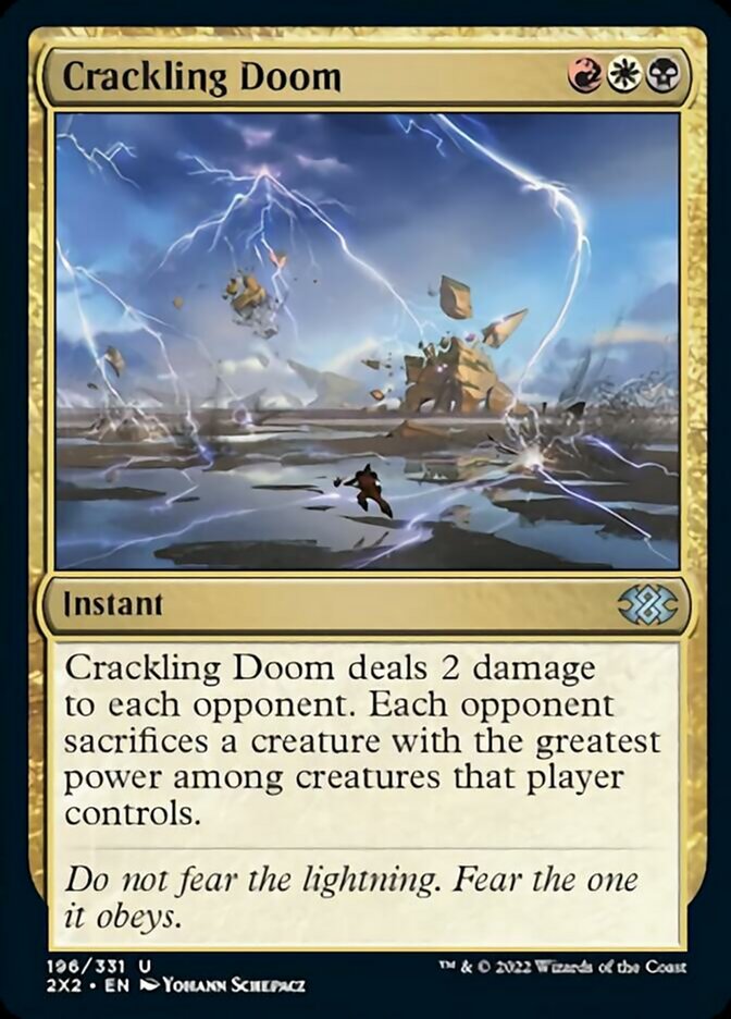 Crackling Doom - (Foil): Double Masters 2022