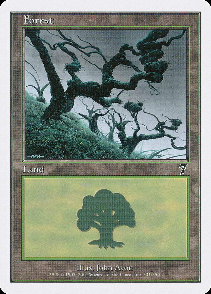 Forest (#331) - (Foil): Seventh Edition