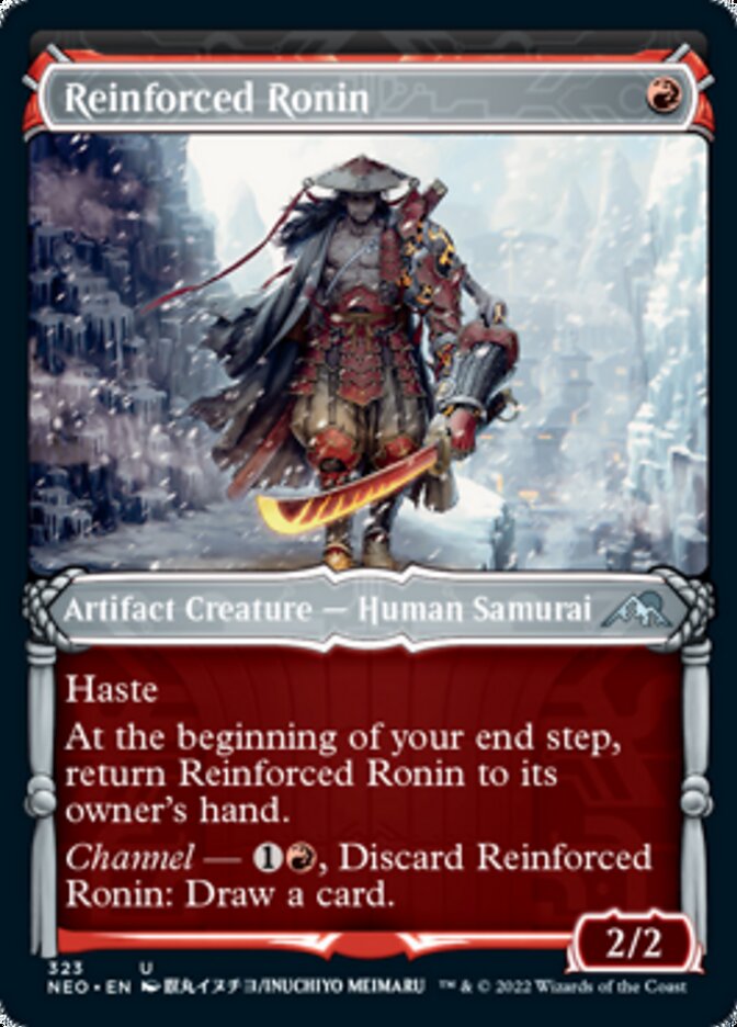 Reinforced Ronin (Showcase) - (Foil): Kamigawa: Neon Dynasty