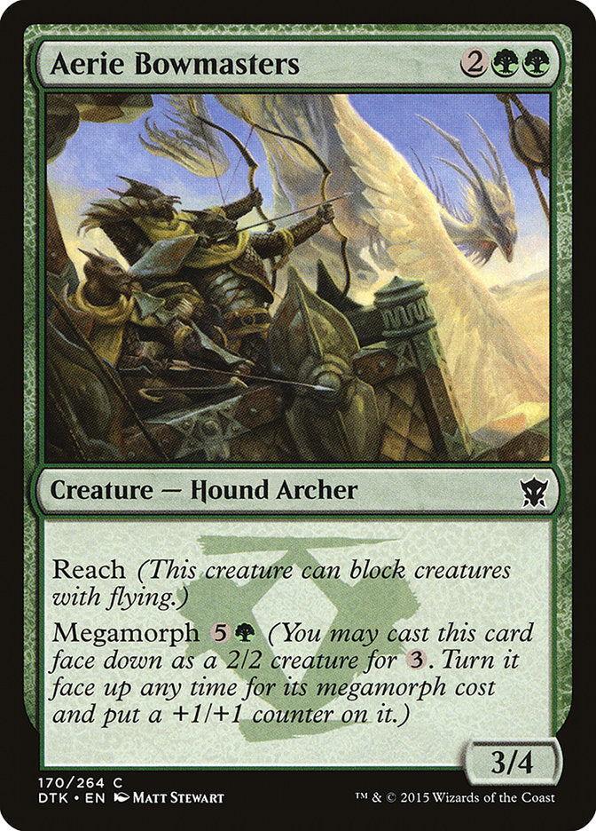 Aerie Bowmasters - (Foil): Dragons of Tarkir