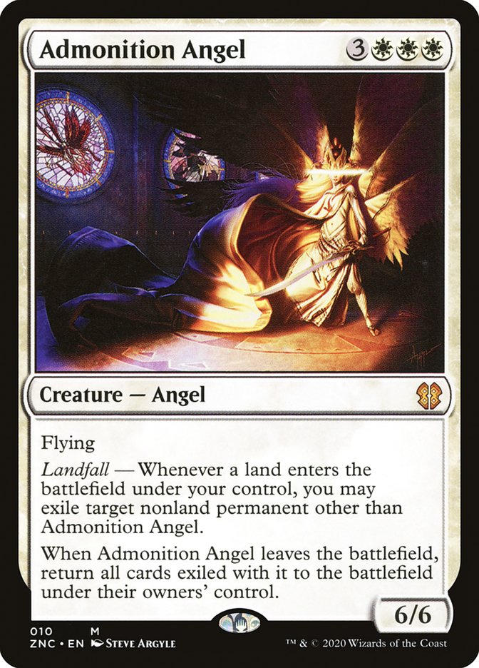 Admonition Angel: Zendikar Rising Commander