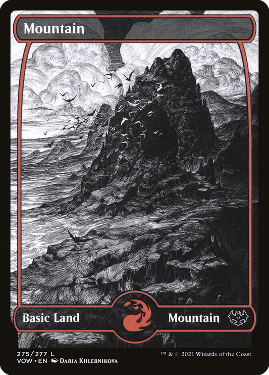 Mountain (#275) (Full Art): Innistrad: Crimson Vow