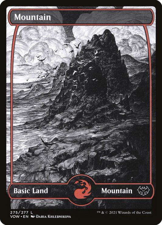 Mountain (#275) (Full Art) - (Foil): Innistrad: Crimson Vow