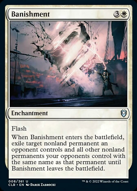 Banishment - (Foil): Commander Legends: Battle for Baldur's Gate