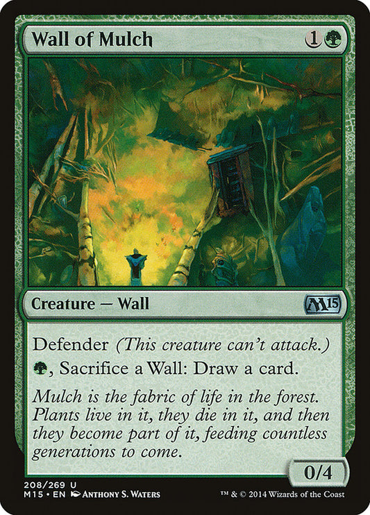 Wall of Mulch - (Foil): Magic 2015