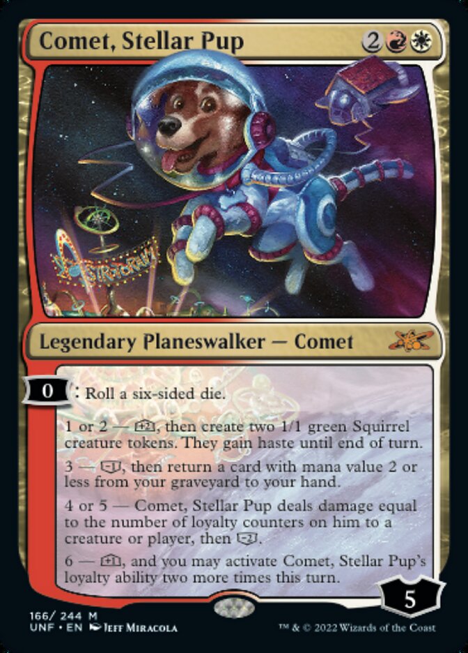 Comet, Stellar Pup - (Foil): Unfinity