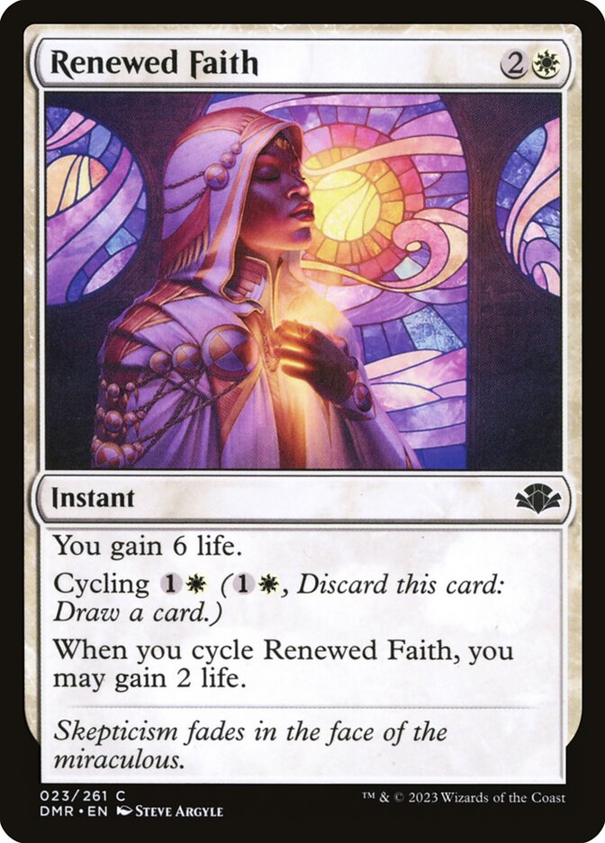 Renewed Faith - (Foil): Dominaria Remastered