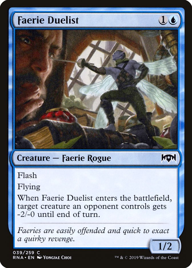 Faerie Duelist - (Foil): Ravnica Allegiance