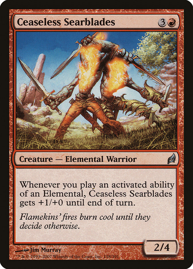 Ceaseless Searblades - (Foil): Lorwyn