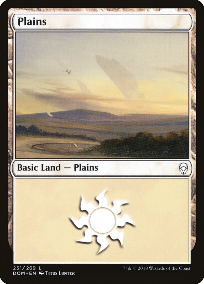 Plains (#251) - (Foil): Dominaria