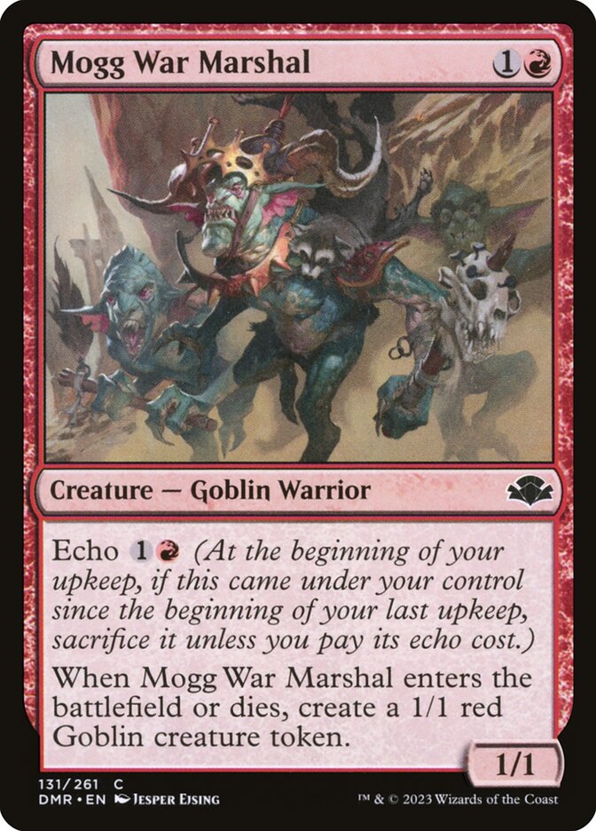 Mogg War Marshal - (Foil): Dominaria Remastered