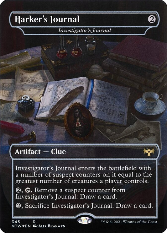 Investigator's Journal (Harker's Journal) (Dracula Series) - (Foil): Innistrad: Crimson Vow