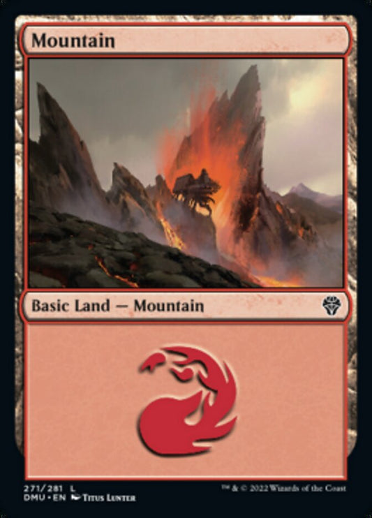 Mountain (#271) - (Foil): Dominaria United