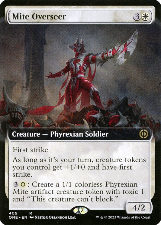 Mite Overseer (Extended Art): Phyrexia: All Will Be One