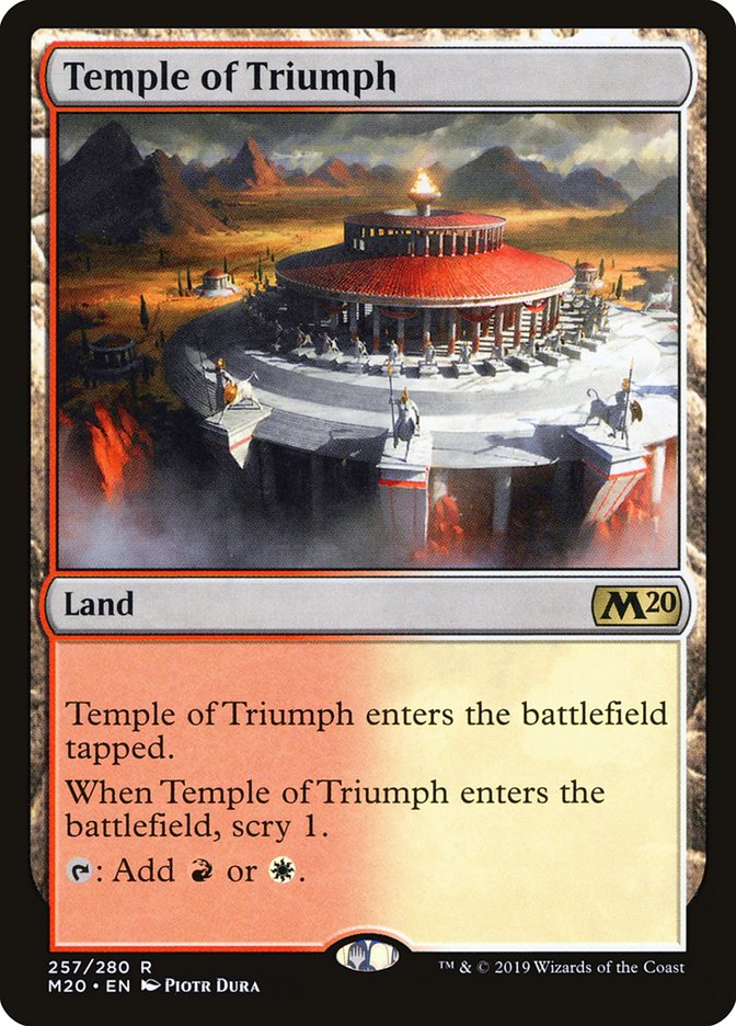 Temple of Triumph - (Foil): Core Set 2020