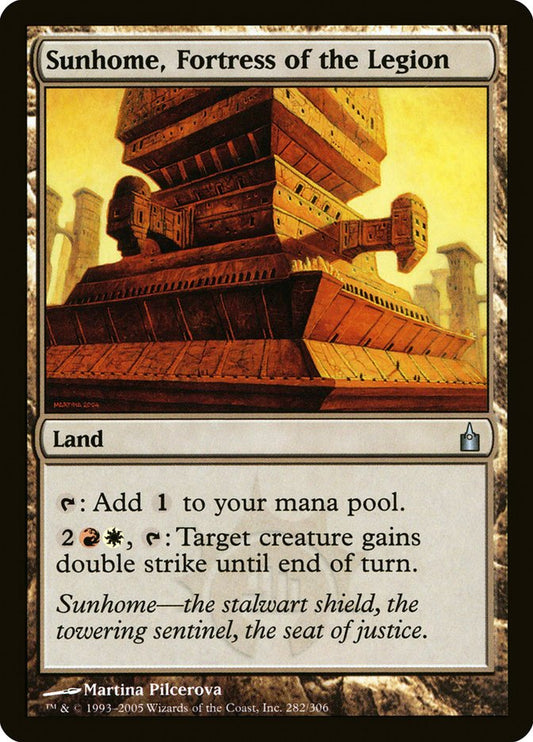 Sunhome, Fortress of the Legion - (Foil): Ravnica: City of Guilds