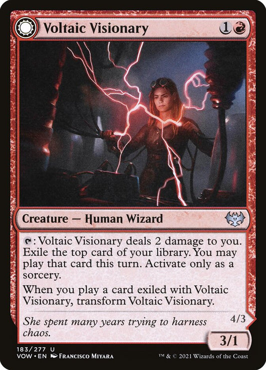 Voltaic Visionary // Volt-Charged Berserker: Innistrad: Crimson Vow