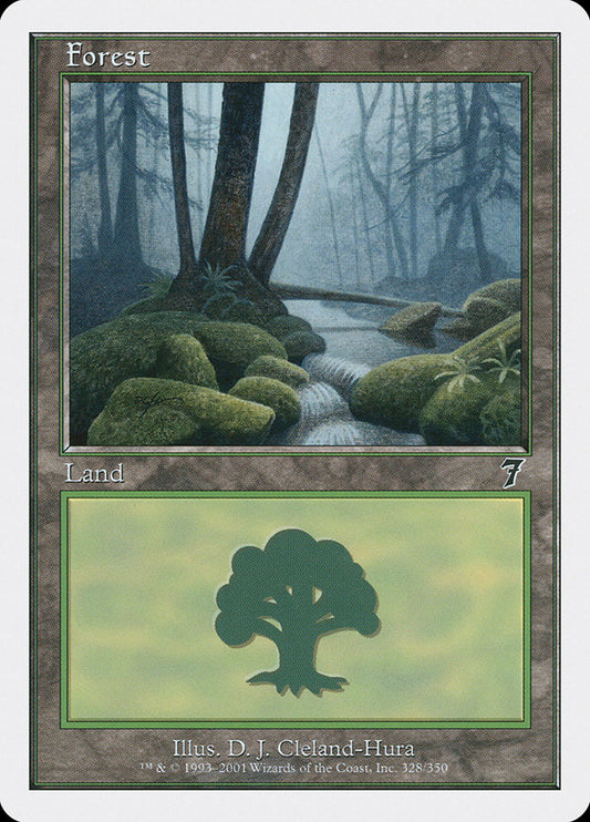 Forest (#328) - (Foil): Seventh Edition