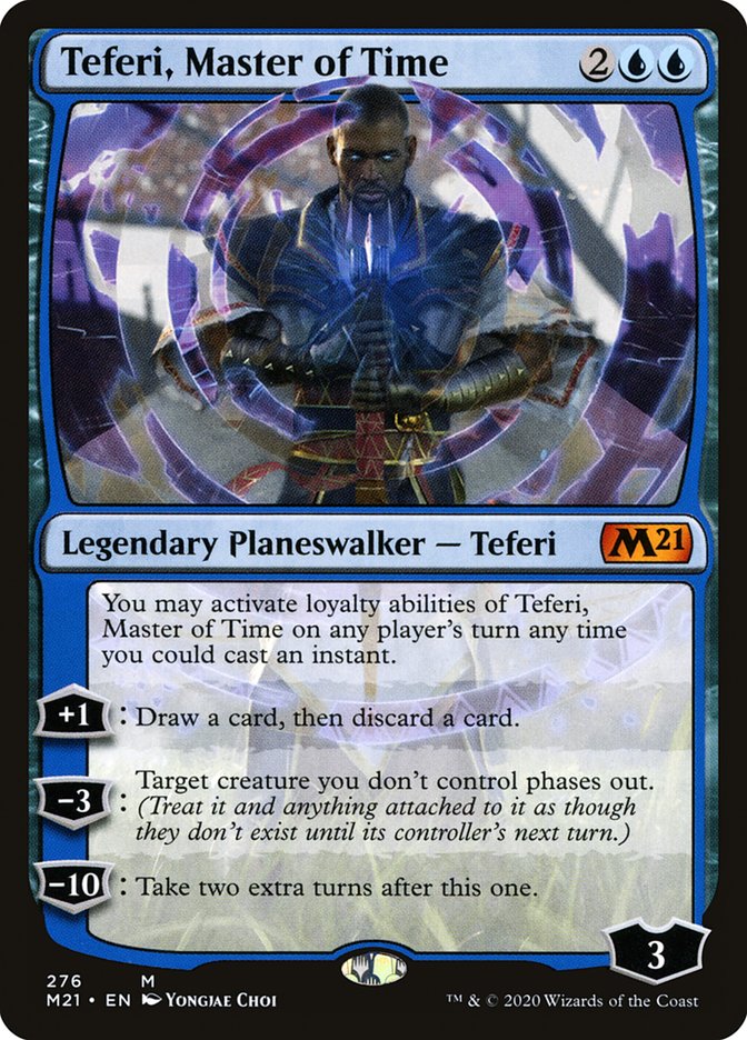 Teferi, Master of Time (#276) - (Foil): Core Set 2021