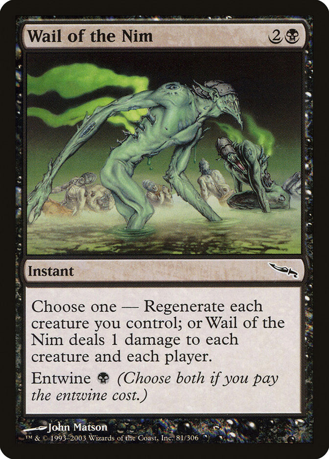 Wail of the Nim - (Foil): Mirrodin