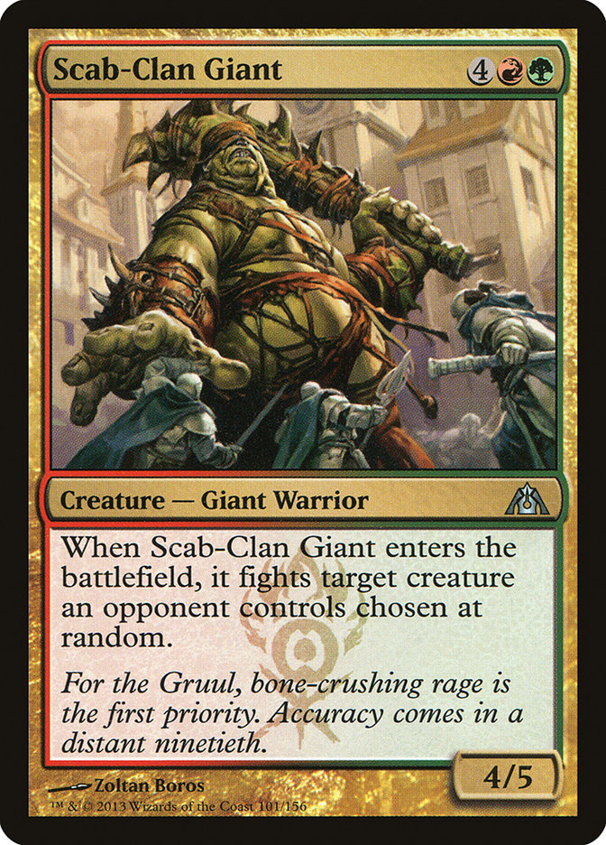 Scab-Clan Giant - (Foil): Dragon's Maze