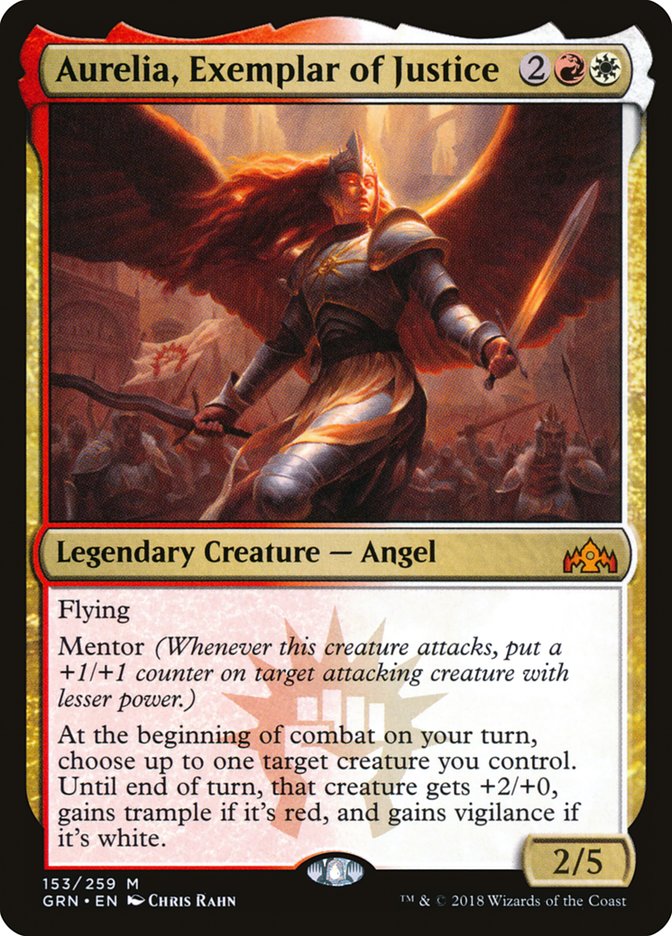 Aurelia, Exemplar of Justice - (Foil): Guilds of Ravnica
