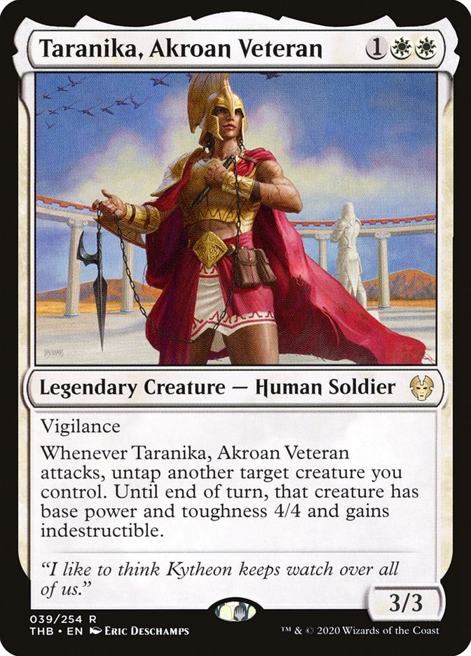 Taranika, Akroan Veteran: Theros Beyond Death