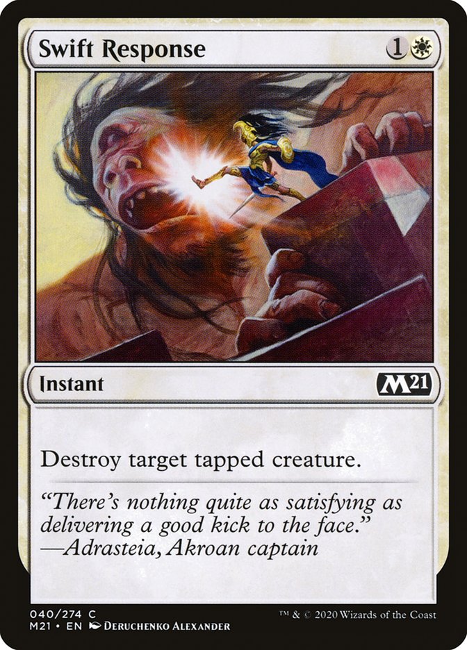 Swift Response - (Foil): Core Set 2021