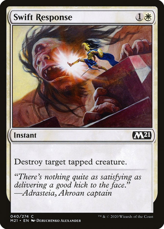 Swift Response - (Foil): Core Set 2021