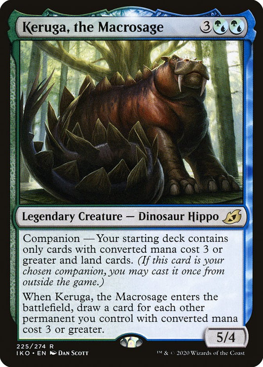 Keruga, the Macrosage - (Foil): Ikoria: Lair of Behemoths