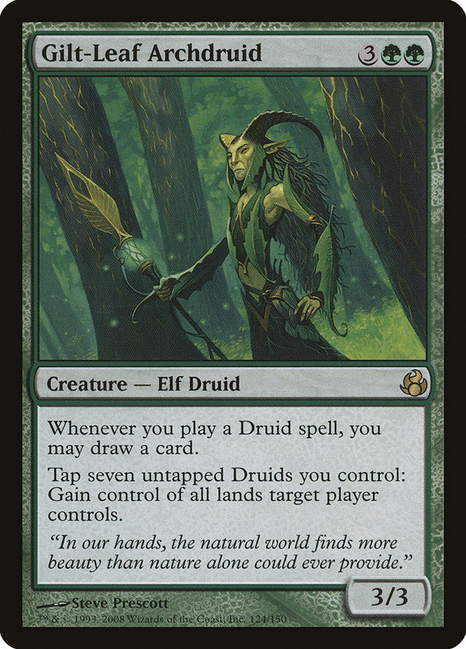 Gilt-Leaf Archdruid - (Foil): Morningtide