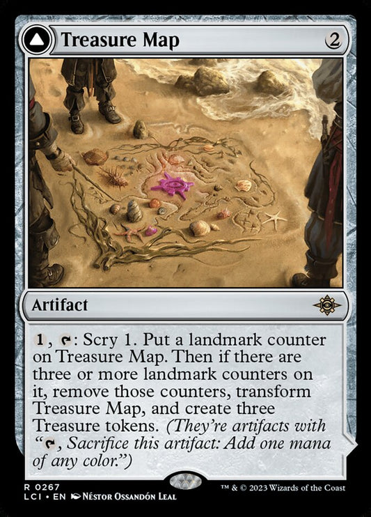 Treasure Map // Treasure Cove - (Foil): Lost Caverns of Ixalan