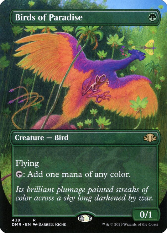 Birds of Paradise (Borderless): Dominaria Remastered
