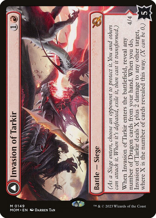 Invasion of Tarkir // Defiant Thundermaw - (Foil): March of the Machine