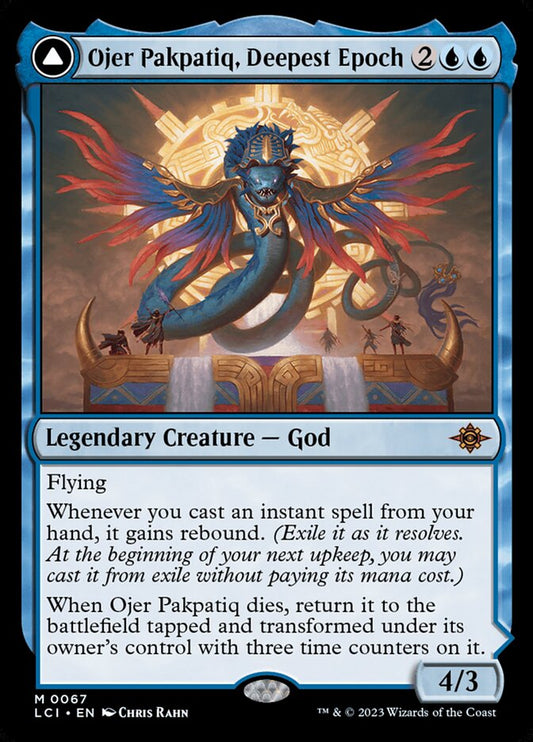 Ojer Pakpatiq, Deepest Epoch // Temple of Cyclical Time - (Foil): Lost Caverns of Ixalan