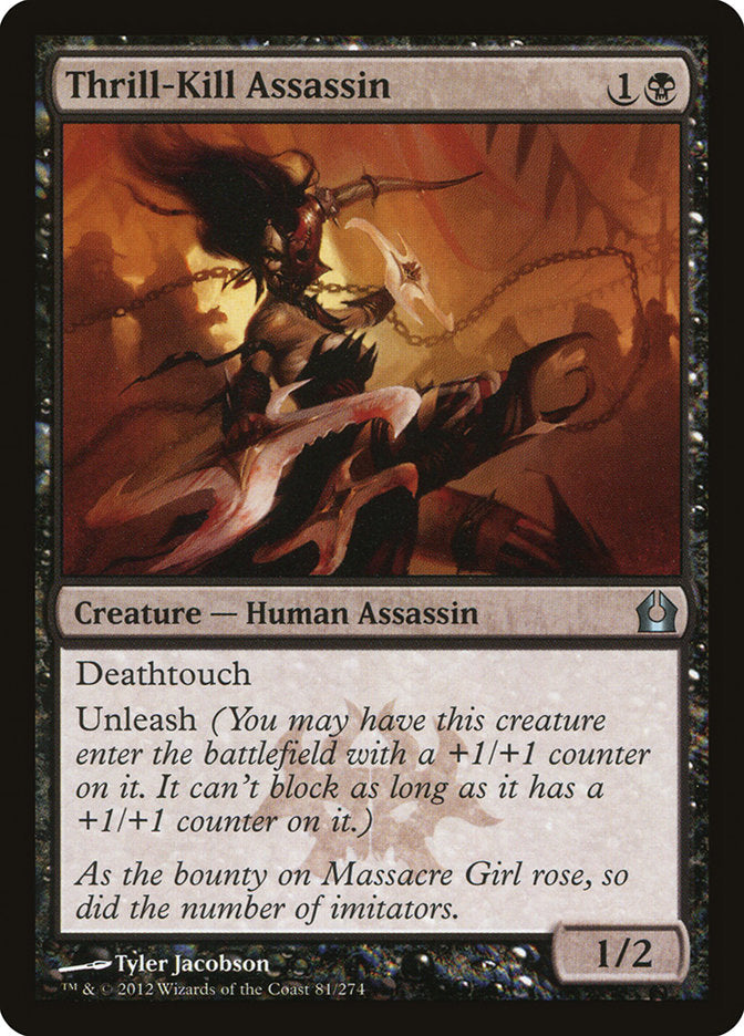 Thrill-Kill Assassin - (Foil): Return to Ravnica