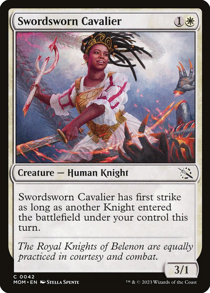 Swordsworn Cavalier - (Foil): March of the Machine