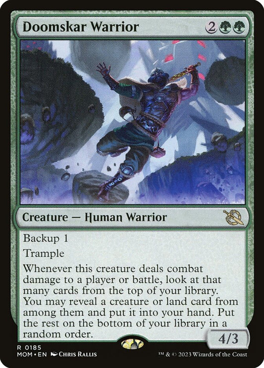Doomskar Warrior - (Foil): March of the Machine