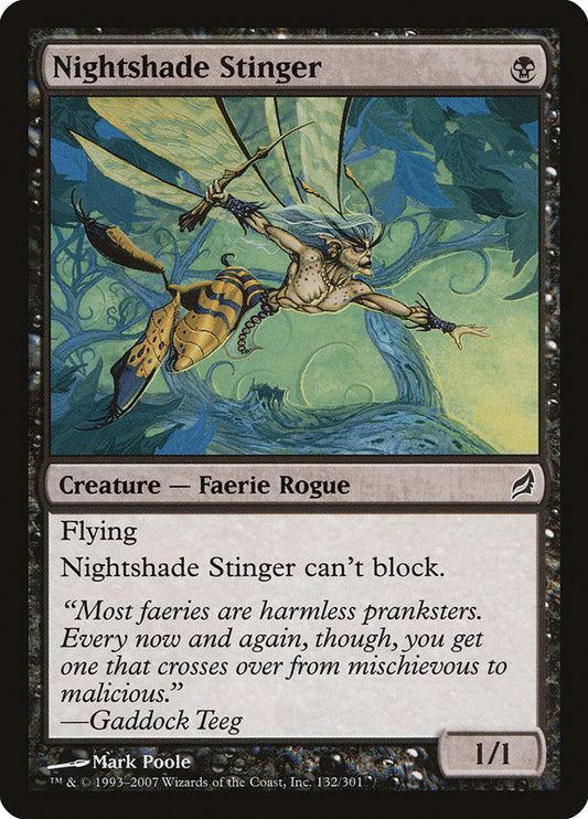Nightshade Stinger - (Foil): Lorwyn