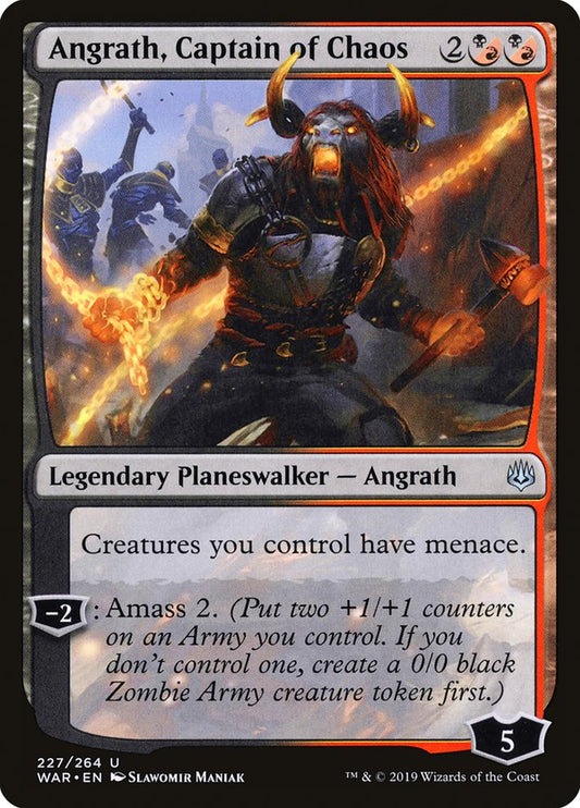 Angrath, Captain of Chaos - (Foil): War of the Spark