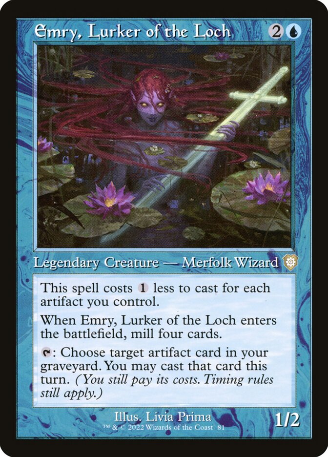 Emry, Lurker of the Loch (Retro Frame): The Brothers' War Commander